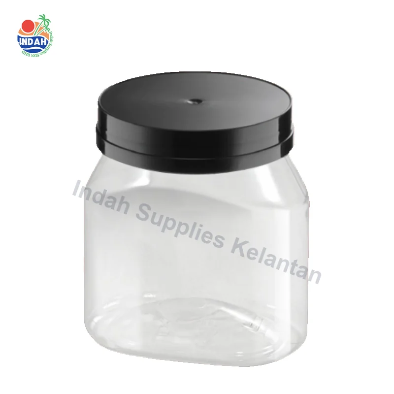 Balang BP0202 200ml Penutup Hitam — Indah Plastic Trading Kelantan