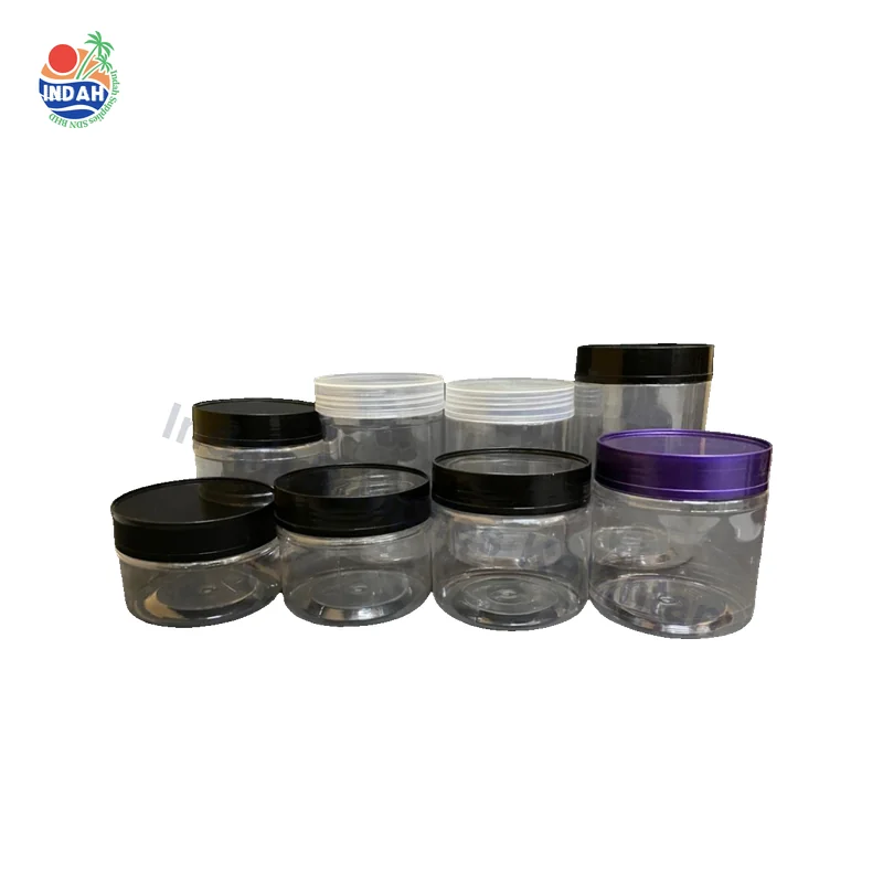 Balang Kuih Raya 300ML-600ML Cookie Jar Bekas Biskut Plastik Kosong