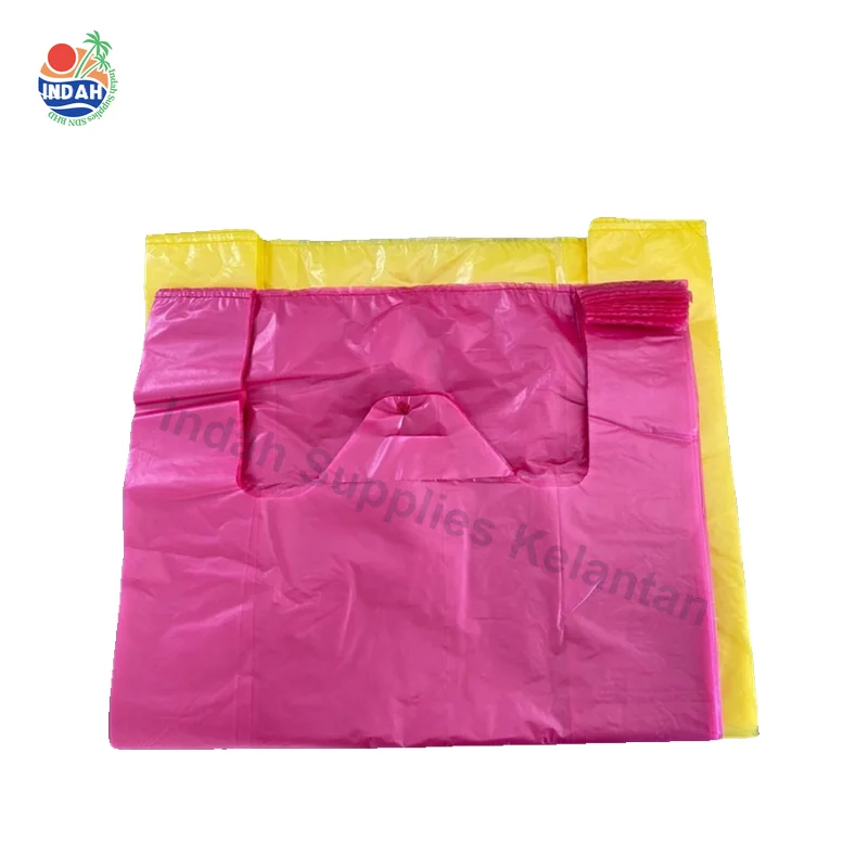 Beg Plastik Handle 9x12 (200g), 30x40 (600g), 26x33 (600g), 24x28 (300g), 28x36 (600g), 18x22 (200g), 22x25 (300g), 15x18 (200g), 12x15 (200g) — Indah Plastic Trading Kelantan