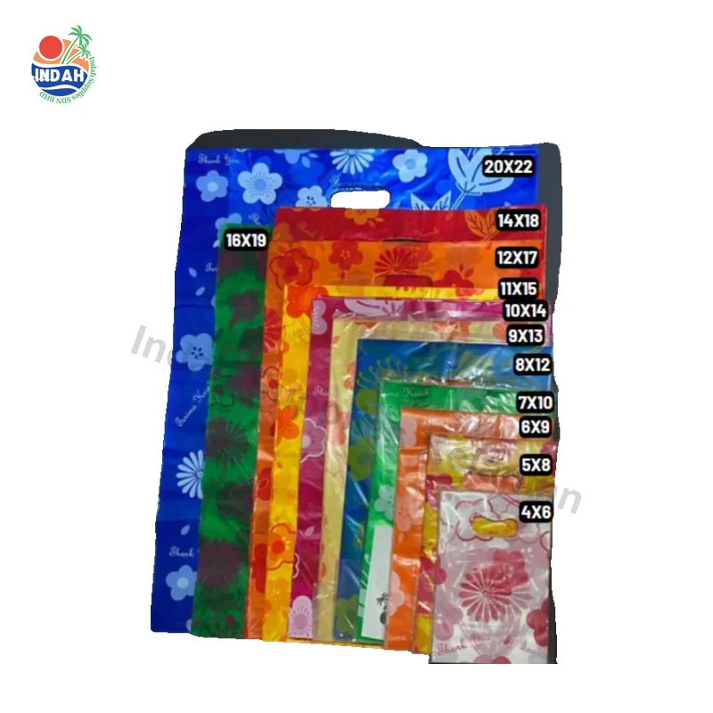 Beg Plastik Terima Kasih Random Warna — Indah Plastic Trading Kelantan