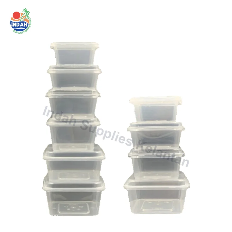 Bekas Petak Square Container Lid SQ250 SQ350 SQ450 SQ650 SQ750 10pcs — Indah Plastic Trading Kelantan
