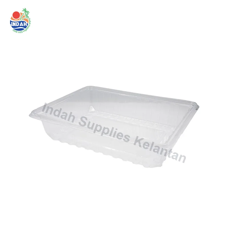 Bekas Buah & Sayur BENXON BX-364 (2kg, lutsinar, penutup) — Indah Plastic Trading Kelantan