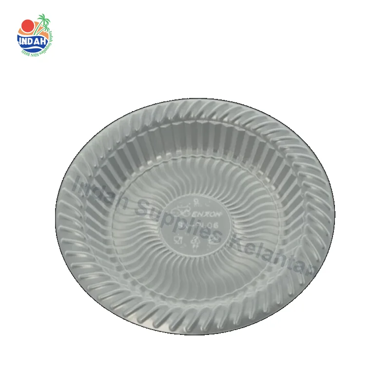 Pinggan PP 6 inci (Clear) BENXON BX-PL06 (50pcs/pkt) — Indah Plastic Trading Kelantan