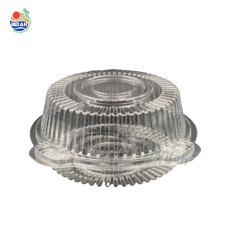 BENXON GO-38 C38 6" Round Cake Tray with Lock / Chiffon Cake Plastic Clear Box 10pcs 50pcs