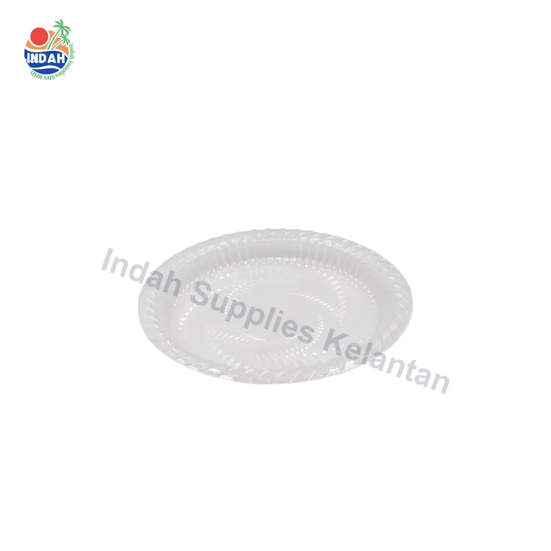 Pinggan PET 9 inci (Clear) BENXON PL09 (50pcs/pkt) — Indah Plastic Trading Kelantan