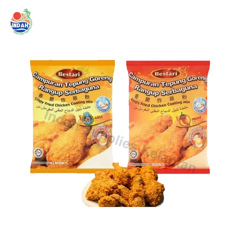 Bestari Tepung Goreng Rangup Serbaguna Asli/ Pedas 1KG