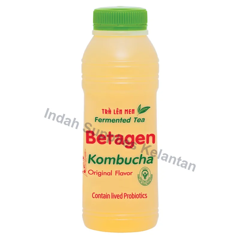 Betagen Teh Fermentasi Kombucha Asli 335ml — Indah Plastic Trading Kelantan
