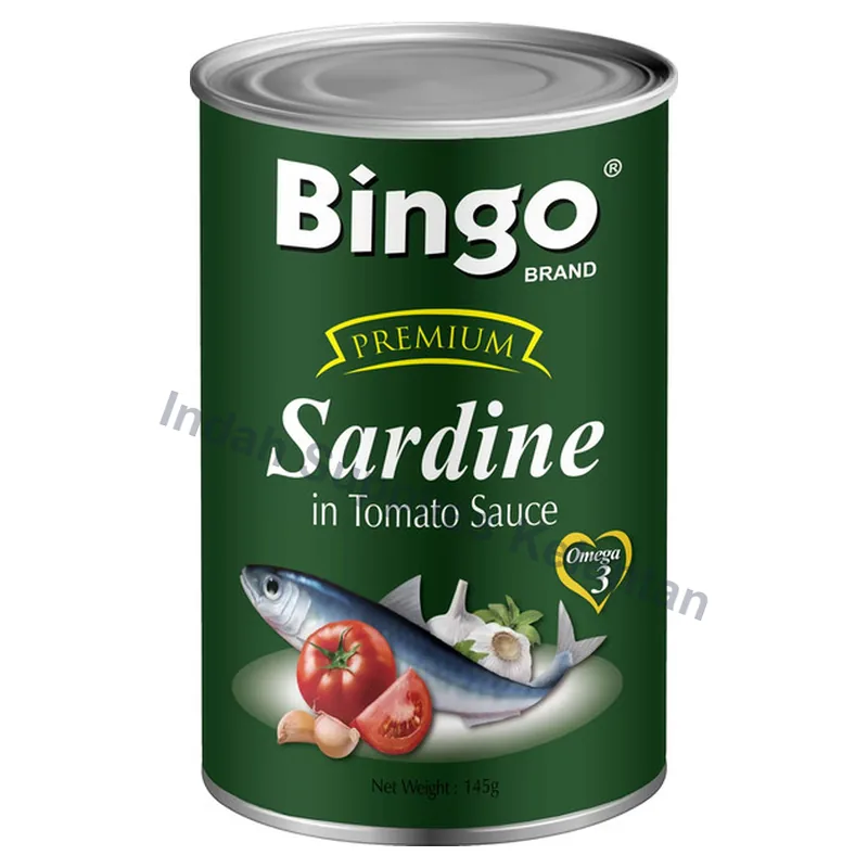 Bingo Sardin Dalam Sos Tomato 145g — Indah Plastic Trading Kelantan