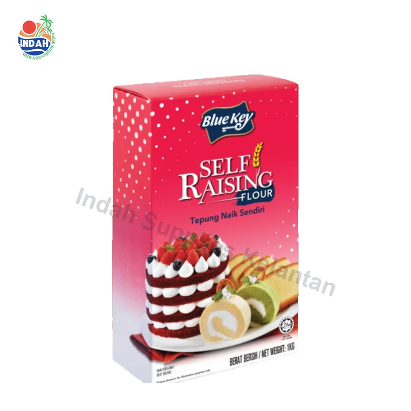 Blue Key Self Raising Flour 1KG — Indah Plastic Trading Kelantan