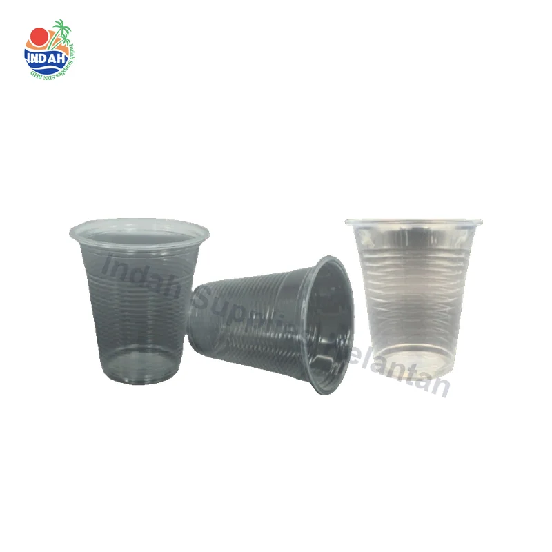 Cawan Plastik Pakai Buang PP 8oz 230ml (50pcs / 100pcs) — Indah Plastic Trading Kelantan