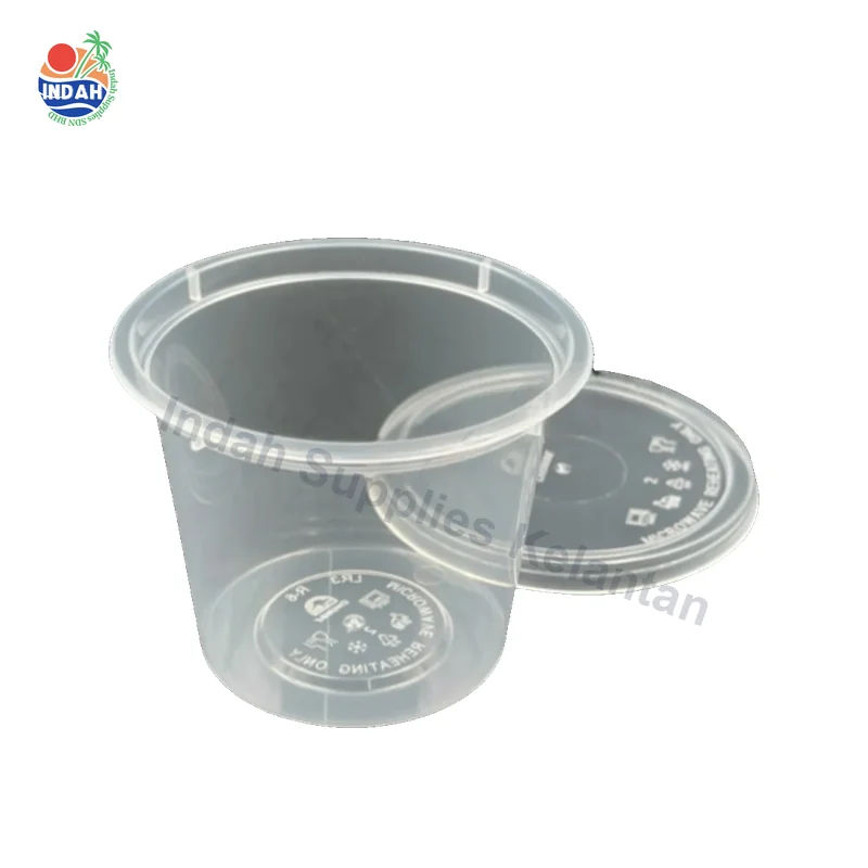 CB ware R6 6oz PP Round Container & Lid 100 sets