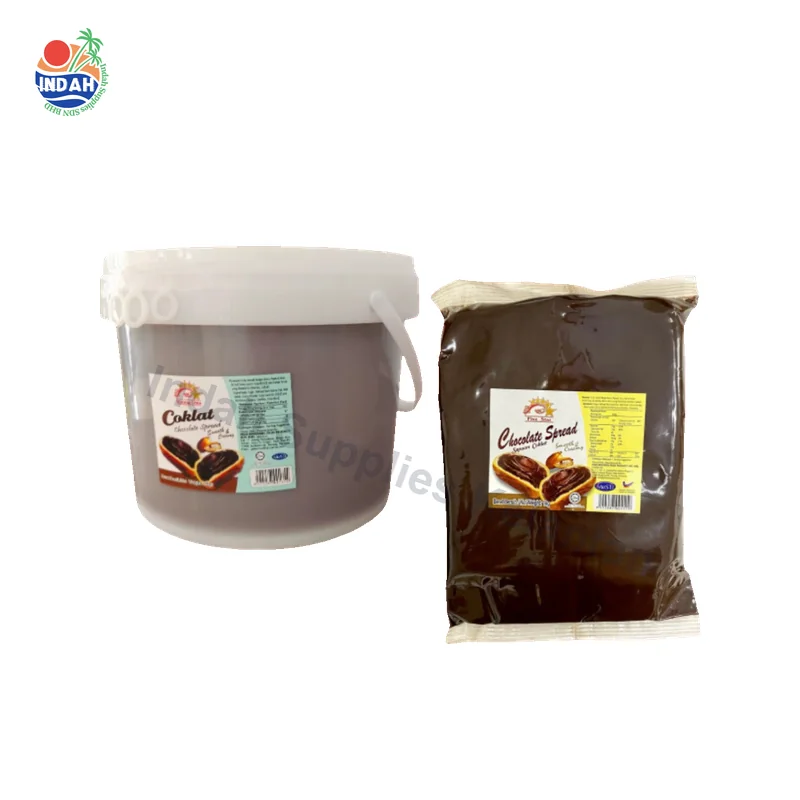 Chocolate Spread 1KG 5KG Coklat Sapu Roti Waffle Topping Halal