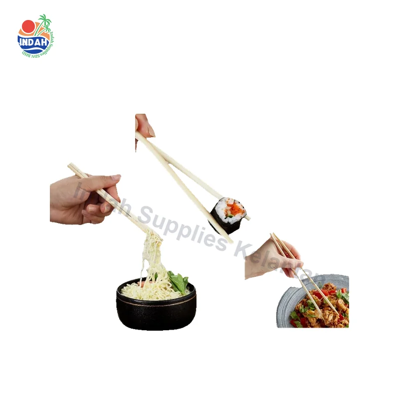 Chopstick Bamboo 50 Pasang 1 Pek — Indah Plastic Trading Kelantan
