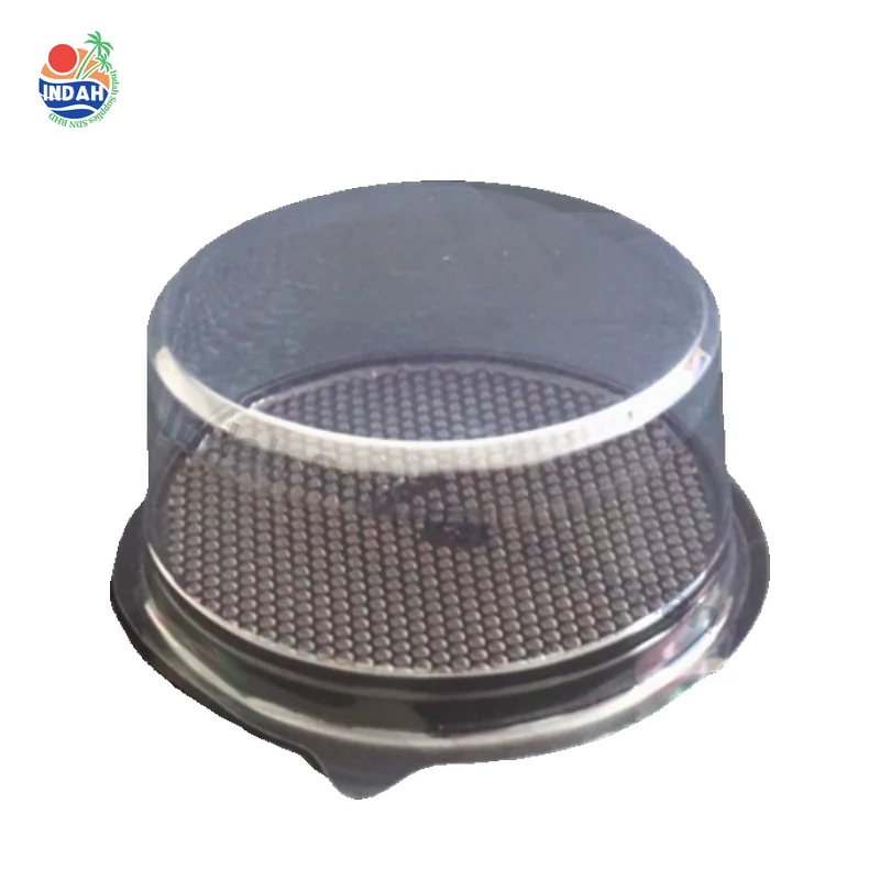 CN 185 Cake Plastic Container 6 inch / Chiffon Container - 1PCS — Indah Plastic Trading Kelantan