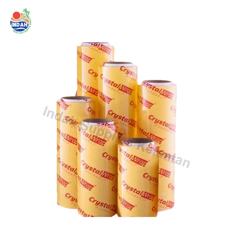 CrystalWrap Food Wrap Film PVC Cling Film Pembungkus Makanan