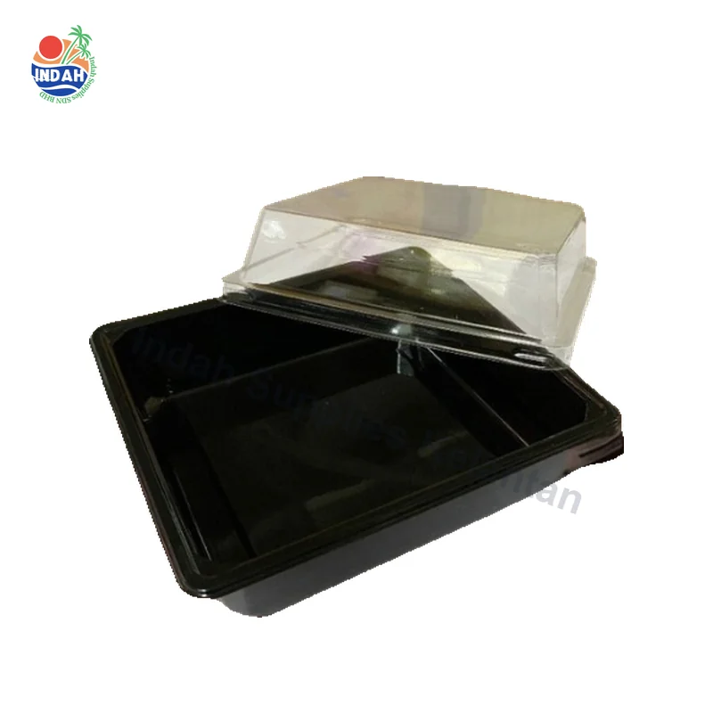 Dessert Box GB 37 With Lid Transparent Square Kek Box 10PCS