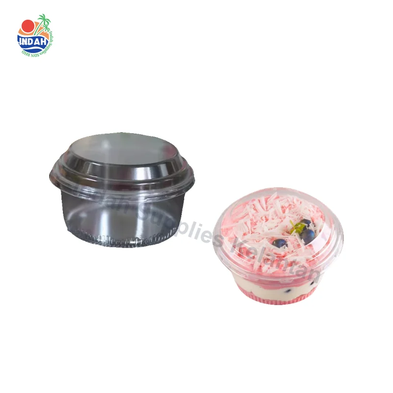 Dessert Container Z724 / XY321 300ML / Kotak Kek Transparent Clear