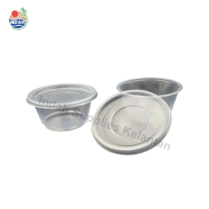 EC C12 12oz PP Round Container 50pcs 350ml