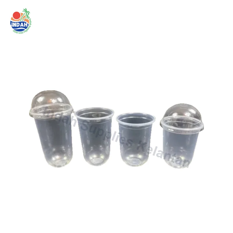 Gelas Plastik 16oz 18oz 20oz 22oz + Dome Lid 95MM 50pcs