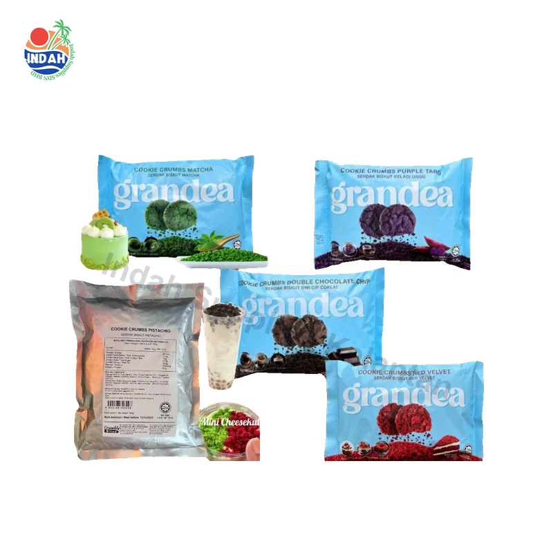 Grandea Cookie Crumbs 454g 5 Flavours Halal Certified — Indah Plastic Trading Kelantan