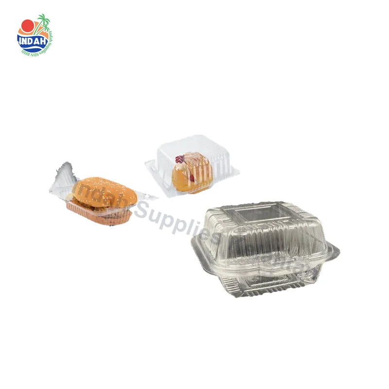 Kotak Burger Plastik GO-5L Tray With Lock 50pcs