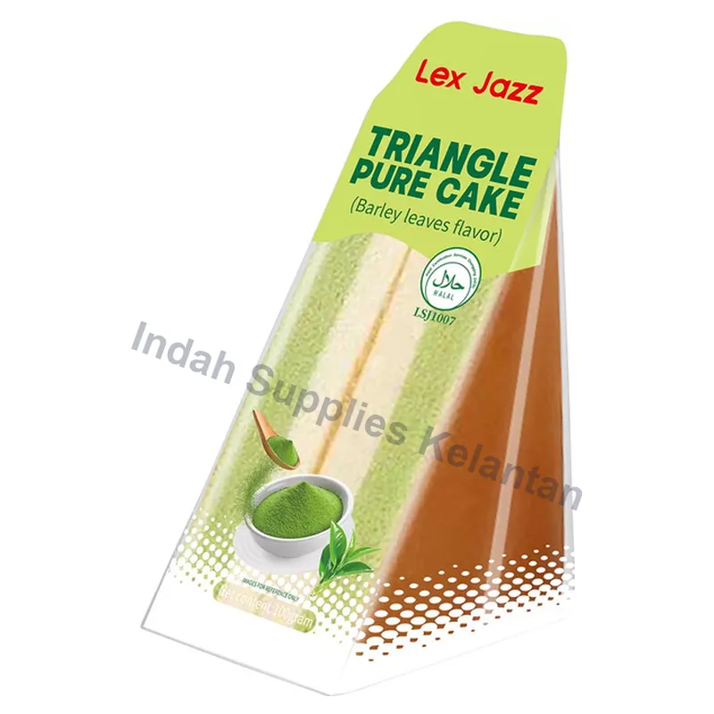 Lex Jazz Kek Segi Tiga Daun Barli 100g — Indah Plastic Trading Kelantan