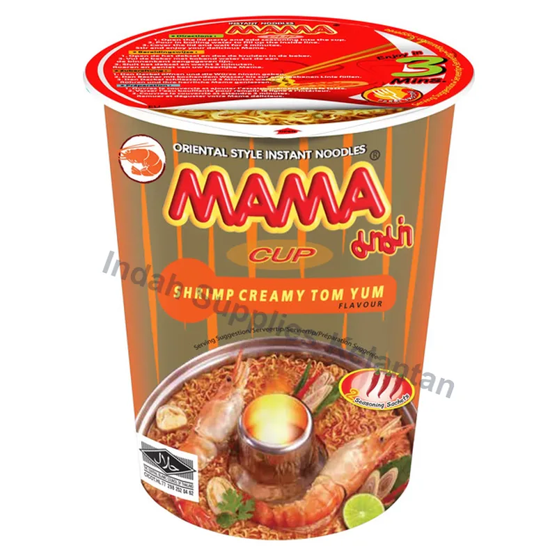 MAMA Mi Segera Cawan Perisa Tomyam Udang Berkrim 70g — Indah Plastic Trading Kelantan