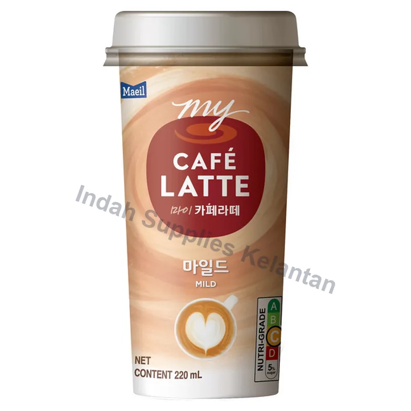 My Cafe Latte Mild 220ml — Indah Plastic Trading Kelantan