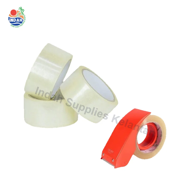OPP Clear Transparent Tape 18mm & 48mm Packaging Fragile Tape Stretch Film — Indah Plastic Trading Kelantan