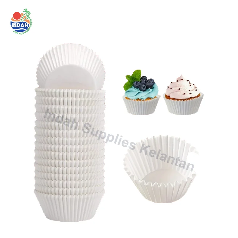 Paper Baking Case White No8 (1000pcs)