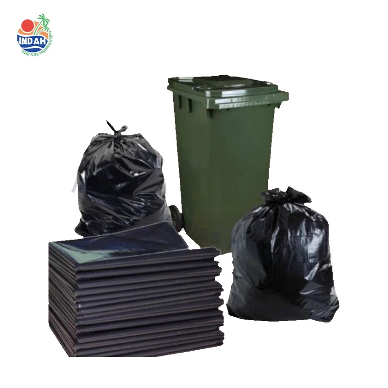 Plastik Sampah Hitam Heavy Duty Saiz L XL XXL