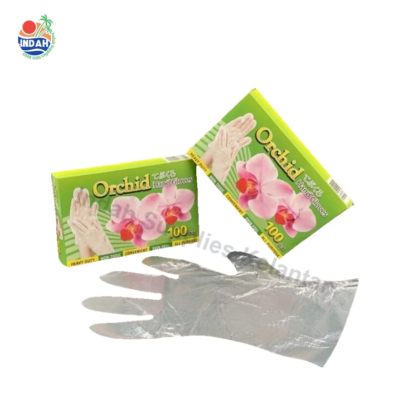 Sarung Tangan Plastik Pakai Buang Orchid Glove