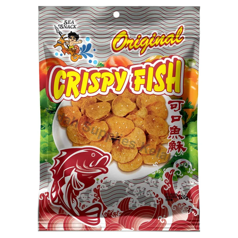 Sea Snack Keropok Ikan Rangup Asli 120g — Indah Plastic Trading Kelantan