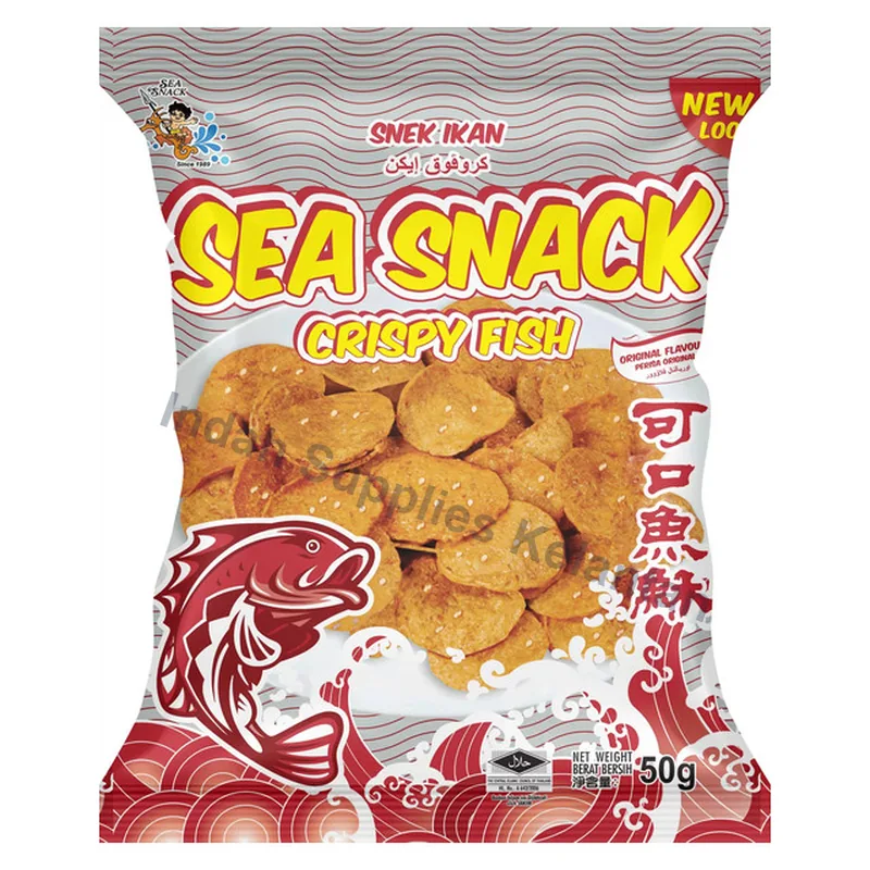 Sea Snack Keropok Ikan Rangup Asli 50g — Indah Plastic Trading Kelantan