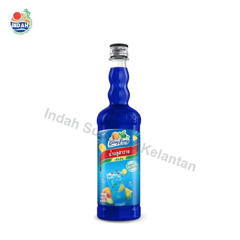 Sirap Ding Fong Blue Hawaii 760ml — Indah Plastic Trading Kelantan