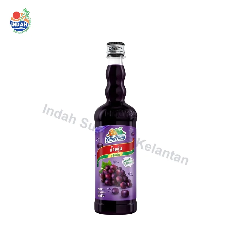 Sirap Ding Fong Grape 760ml — Indah Plastic Trading Kelantan