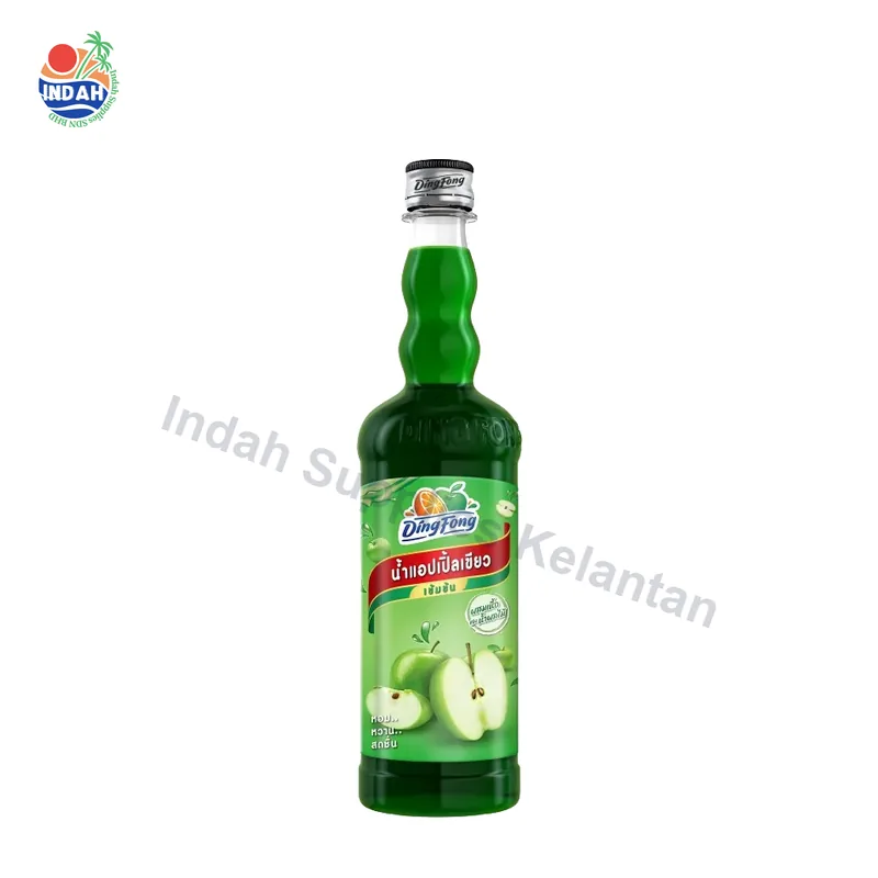Sirap Ding Fong Green Apple 760ml — Indah Plastic Trading Kelantan