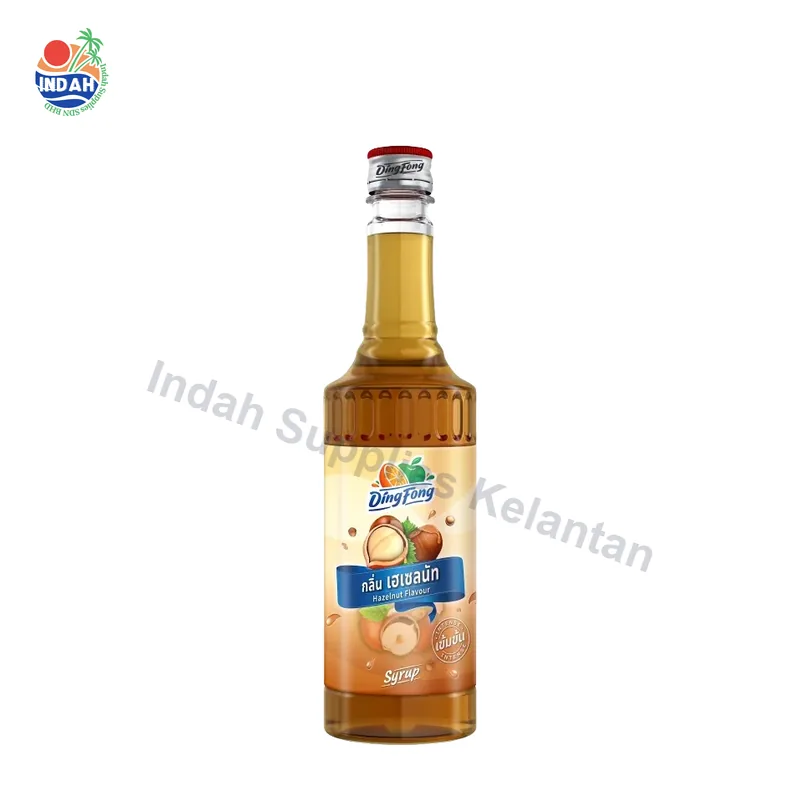 Sirap Ding Fong Hazelnut 730ml — Indah Plastic Trading Kelantan