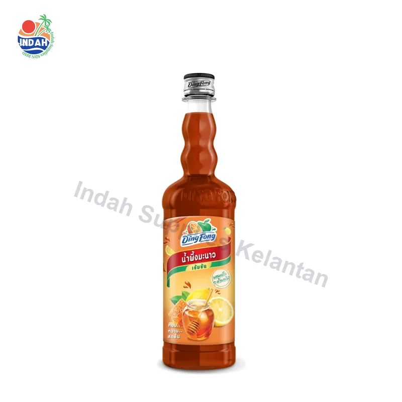 Sirap Ding Fong Honey Lemon 760ml — Indah Plastic Trading Kelantan