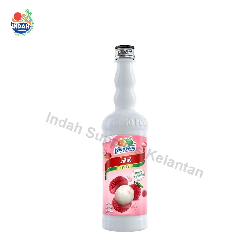 Sirap Ding Fong Lychee 760ml — Indah Plastic Trading Kelantan