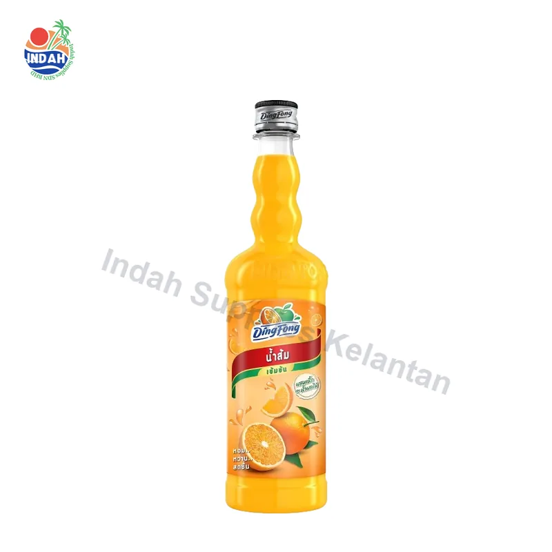Sirap Ding Fong Orange 760ml — Indah Plastic Trading Kelantan