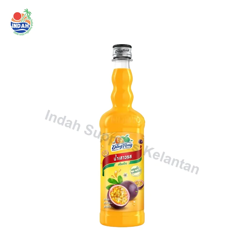 Sirap Ding Fong Passion Fruit 760ml — Indah Plastic Trading Kelantan