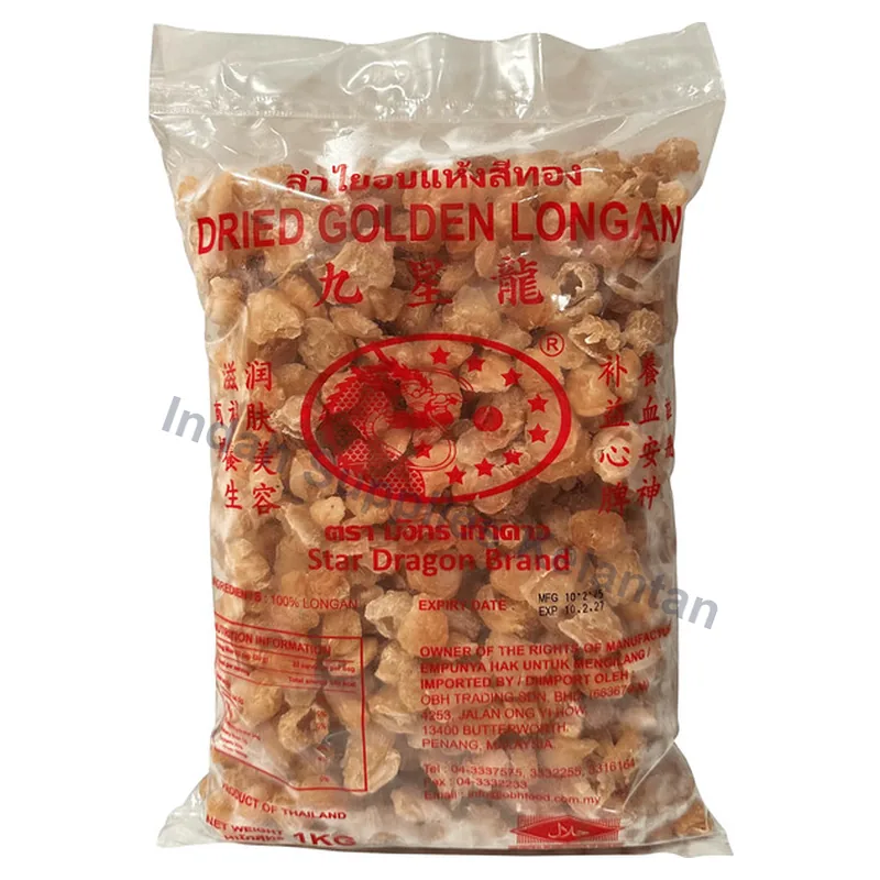 Star Dragon Longan Emas Kering (2A) 1kg — Indah Plastic Trading Kelantan