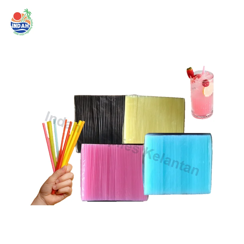 Straw Panjang Hitam 9.5 Inci
