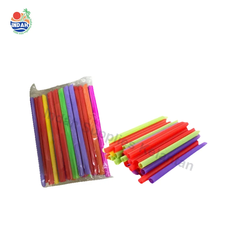 Straw Panjang Thai JUMBO Colorful