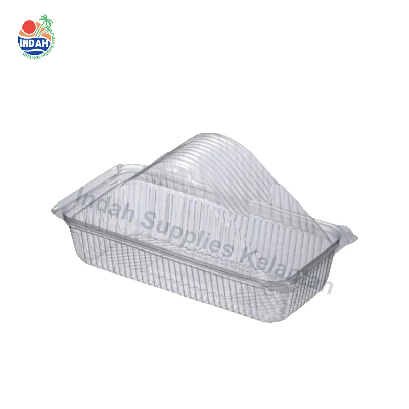 SW L033 Sandwich Box 50PCS Bekas Makanan Plastik Bening — Indah Plastic Trading Kelantan
