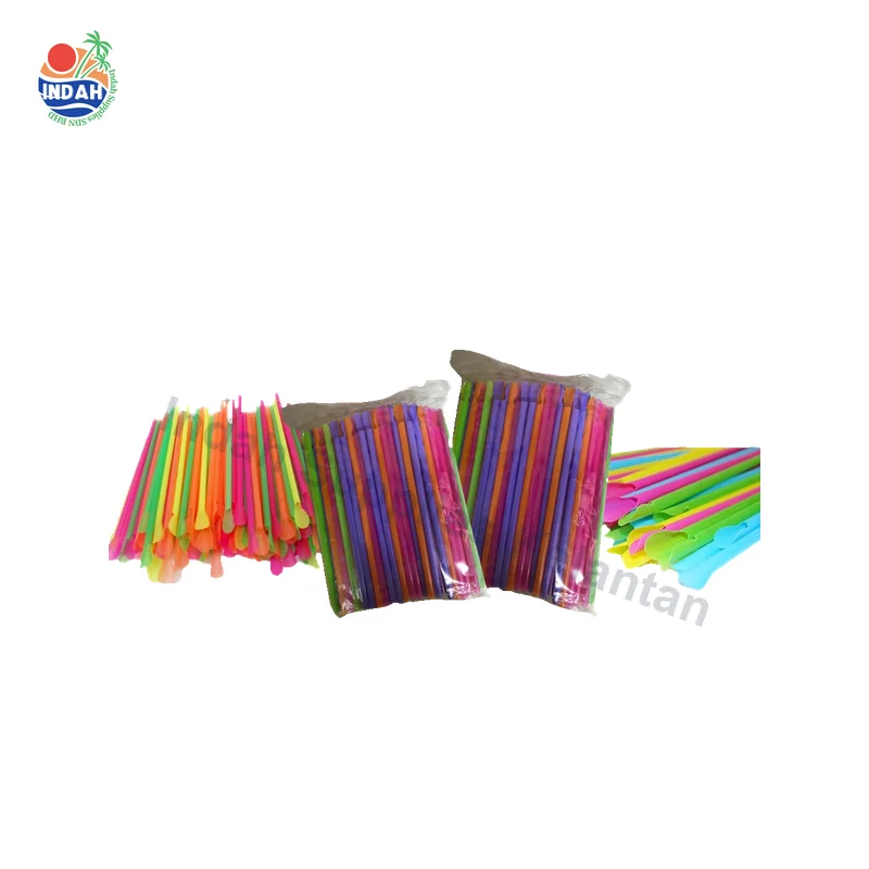 THAI Straw Spoon 250pcs/pack — Indah Plastic Trading Kelantan