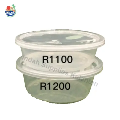 Bekas Makanan Plastik Bulat 750ml 50pcs PP