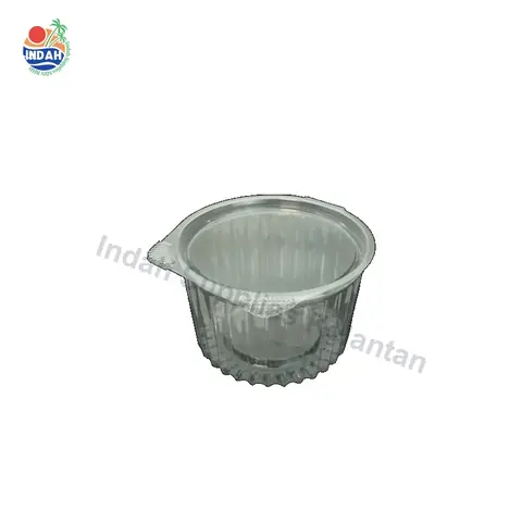 Mangkuk PET BENXON 40-16FL (16oz, lutsinar, penutup)