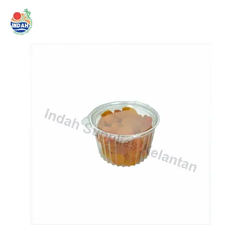 Mangkuk PET BENXON 40-16FL (16oz, lutsinar, penutup) — gambar 2